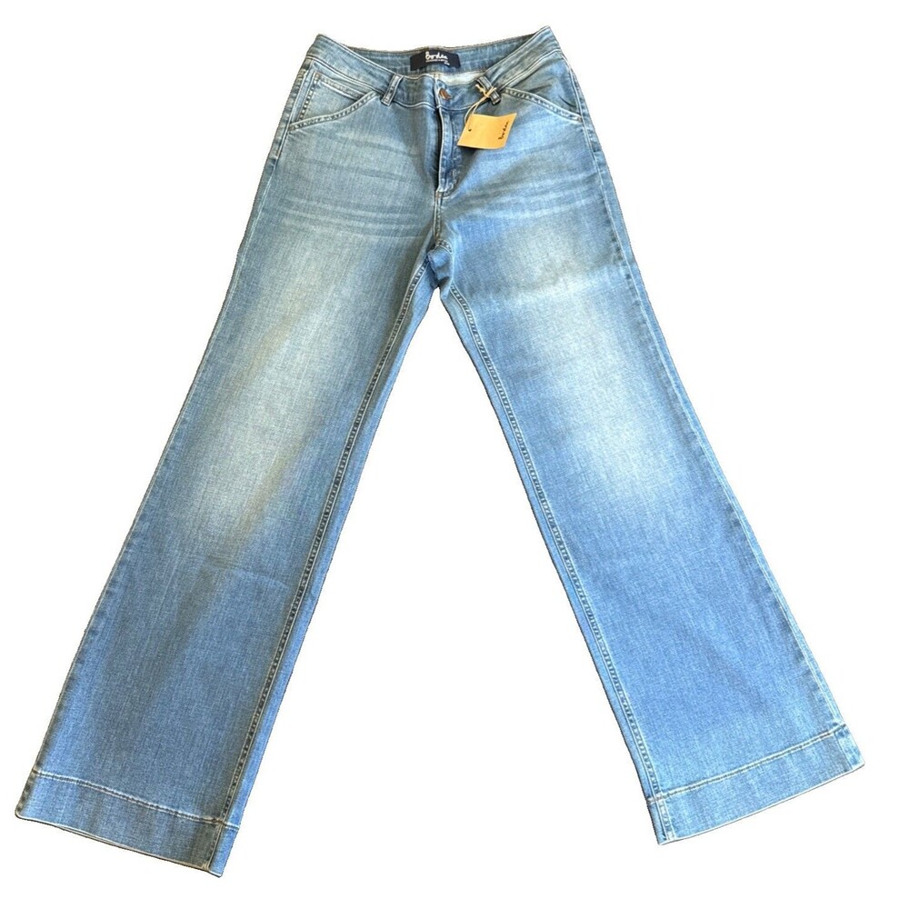 Boden | US 8 (UK 12) Wide Leg Windsor Jeans
